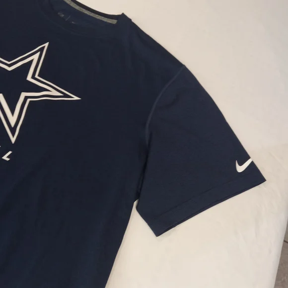 Nike Men's Dallas CawboysNavy Blue Football T-Shirt Size XL - Picture 6 of 12